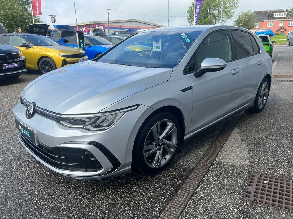 Volkswagen Golf 1.5 Etsi Mhev R-line Hatchback Hybrid D RE70VNF Silver #3