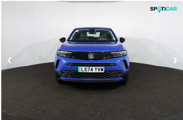 Vauxhall Mokka-e 50Kwh Design Suv 136 Ps LS74YVM Blue #2