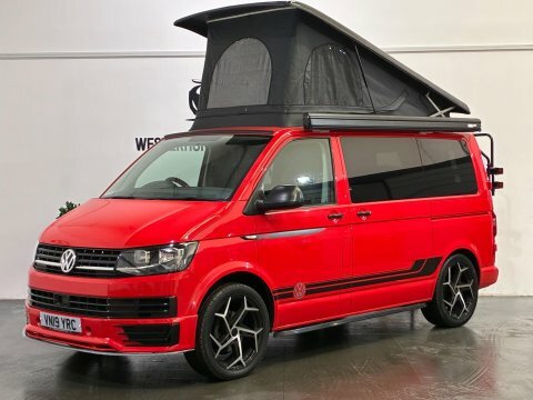Volkswagen Transporter T28 Campervan VN19YRC Red #5