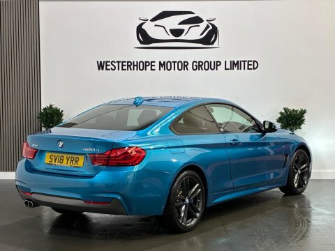 BMW 4 Series 2.0 420D M SV18YRR Blue #4