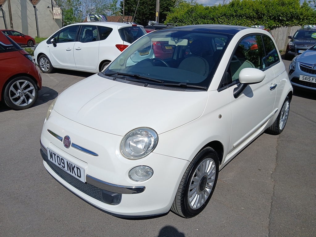Fiat 500 Lounge White #3