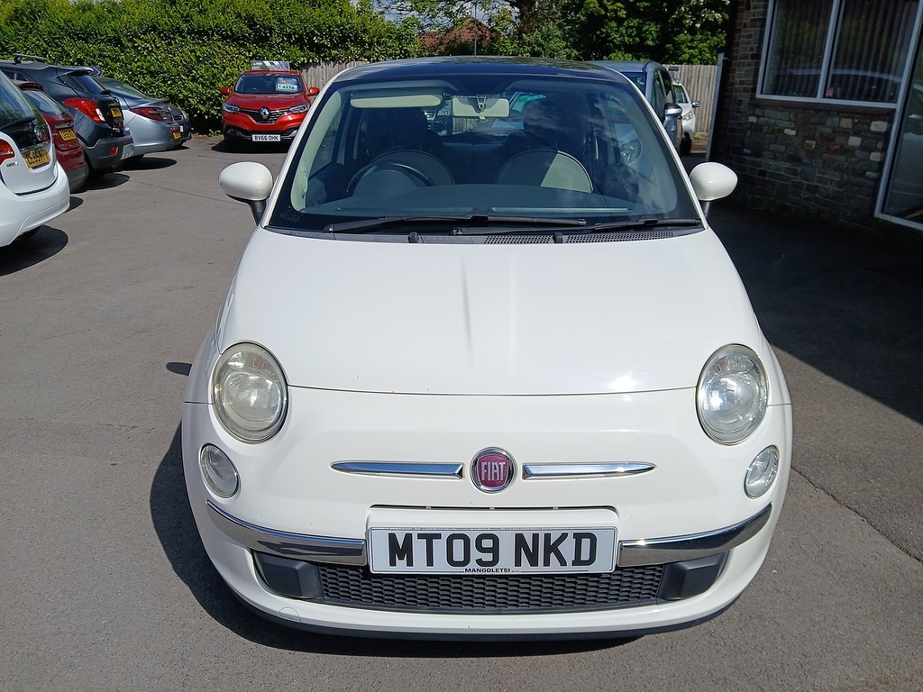 Fiat 500 Lounge White #2