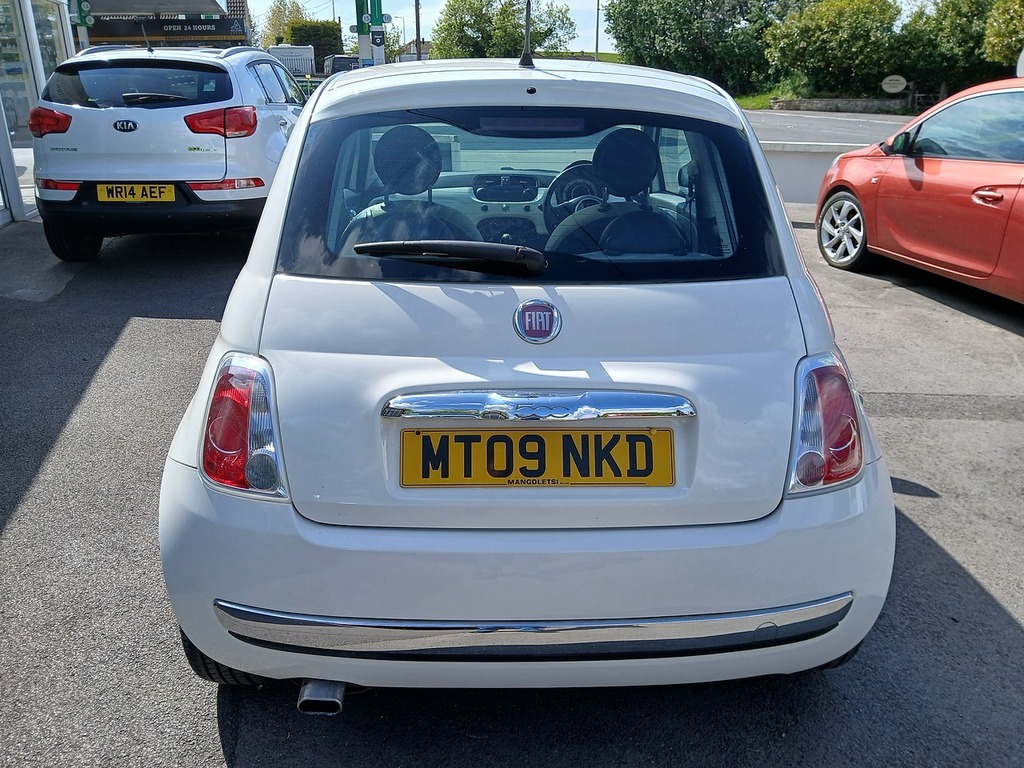 Fiat 500 Lounge White #6