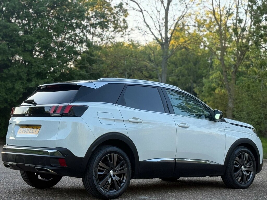 Peugeot 3008 2019 1.2 Puretech Gt Line Euro 6 Ss CV69CLY White #4