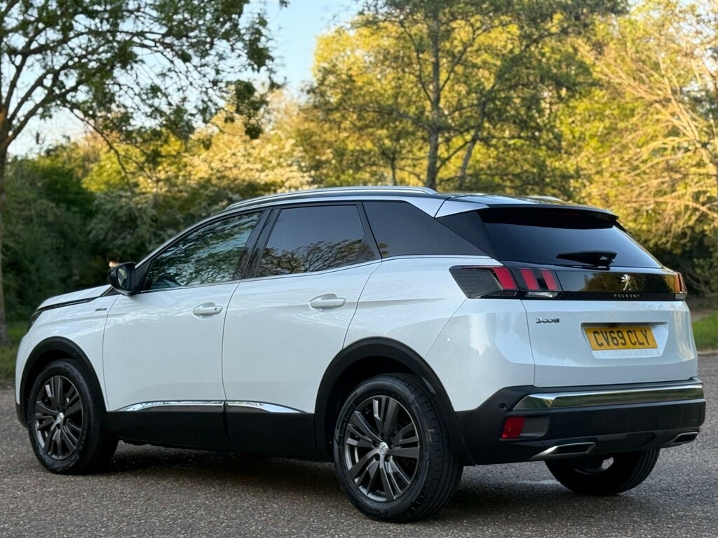 Peugeot 3008 2019 1.2 Puretech Gt Line Euro 6 Ss CV69CLY White #6
