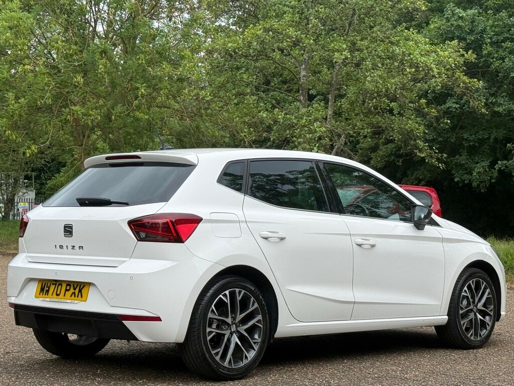 Seat Ibiza 2020 1.0 Tsi Xcellence Lux Dsg Euro 6 Ss MW70PXK White #4
