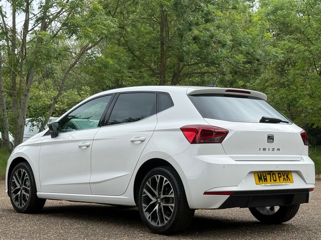 Seat Ibiza 2020 1.0 Tsi Xcellence Lux Dsg Euro 6 Ss MW70PXK White #6