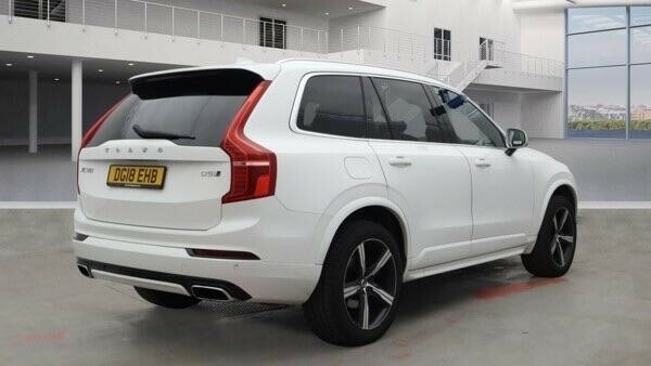 Volvo XC90 2018 2.0 D5 Powerpulse R-design 4Wd Euro 6 S DG18EHB White #4