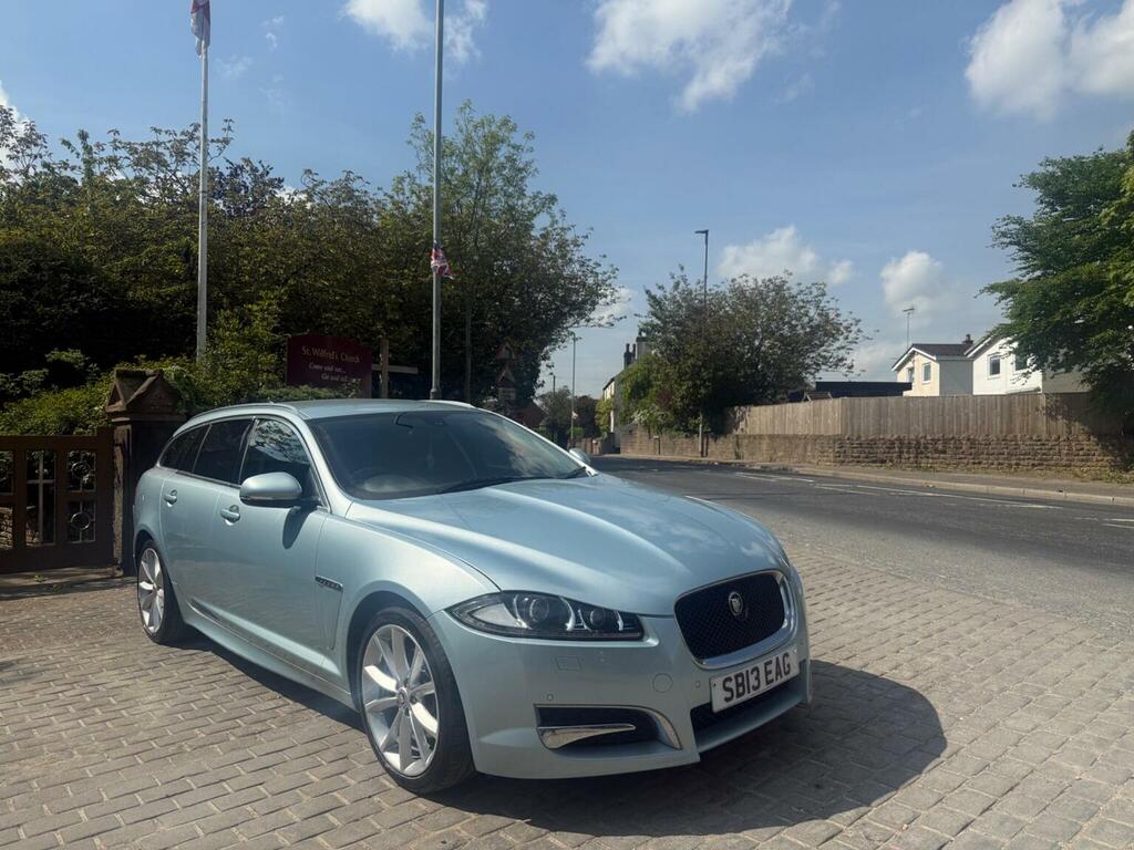 Jaguar XF 2.2D Sport Sportbrake Euro 5 Ss SB13EAG Blue #4