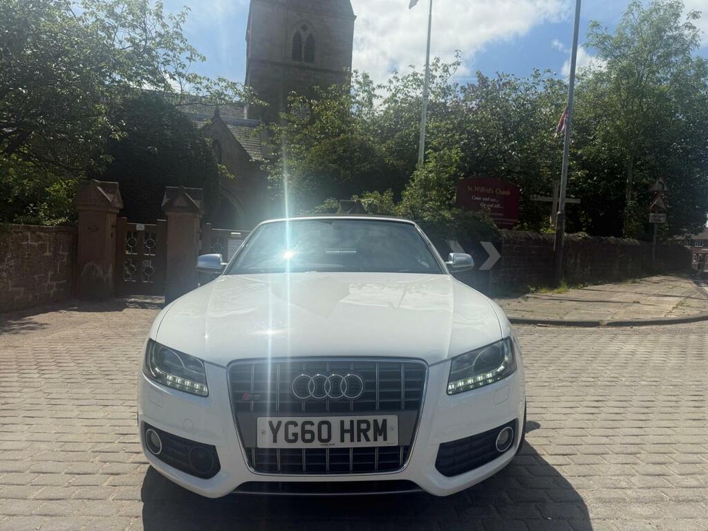 Audi S5 3.0 Tfsi V6 Cabriolet S Tronic Quattro Euro 5 White #3