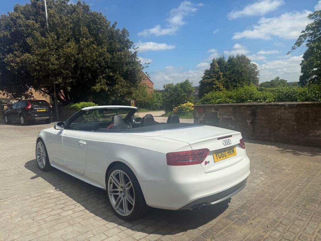Audi S5 3.0 Tfsi V6 Cabriolet S Tronic Quattro Euro 5 White #5