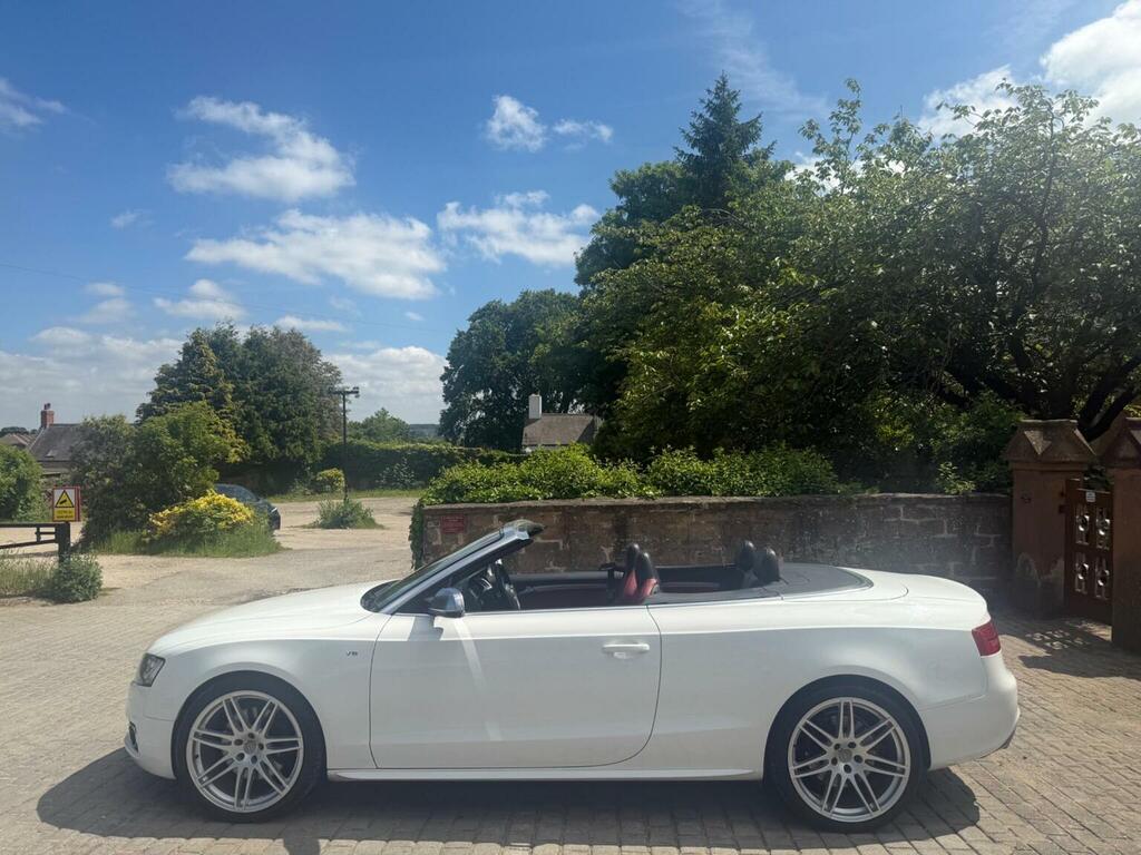 Audi S5 3.0 Tfsi V6 Cabriolet S Tronic Quattro Euro 5 White #2