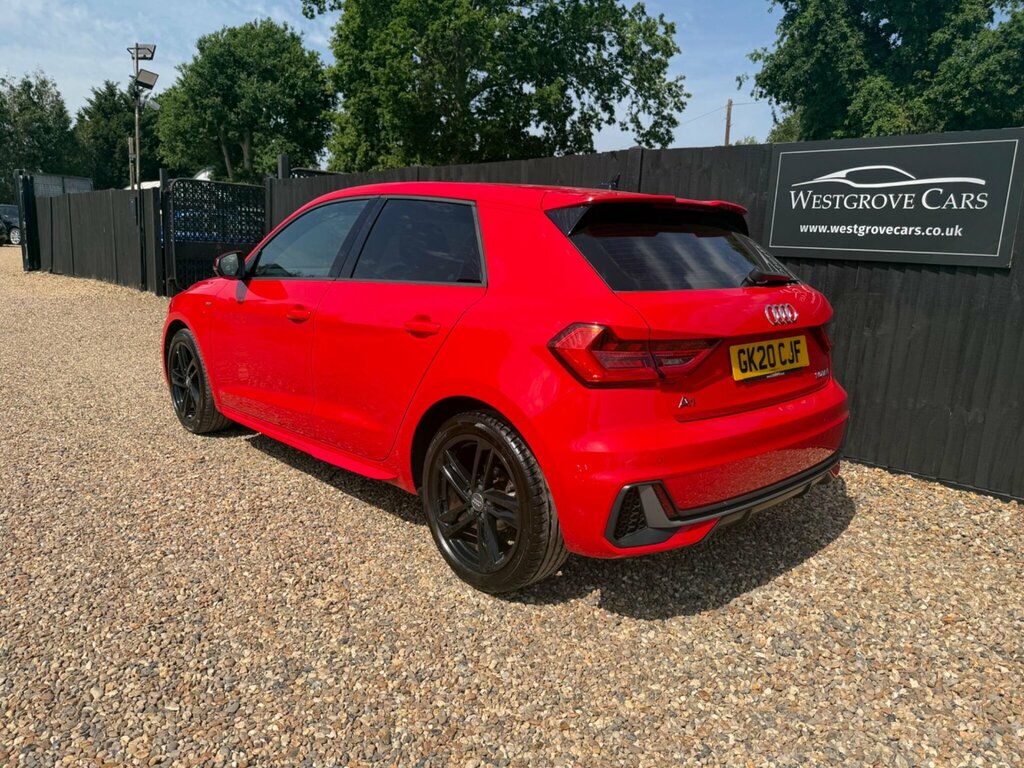 Audi A1 1.0 Tfsi 30 S Line Sportback Euro 6 Ss GK20CJF Red #4