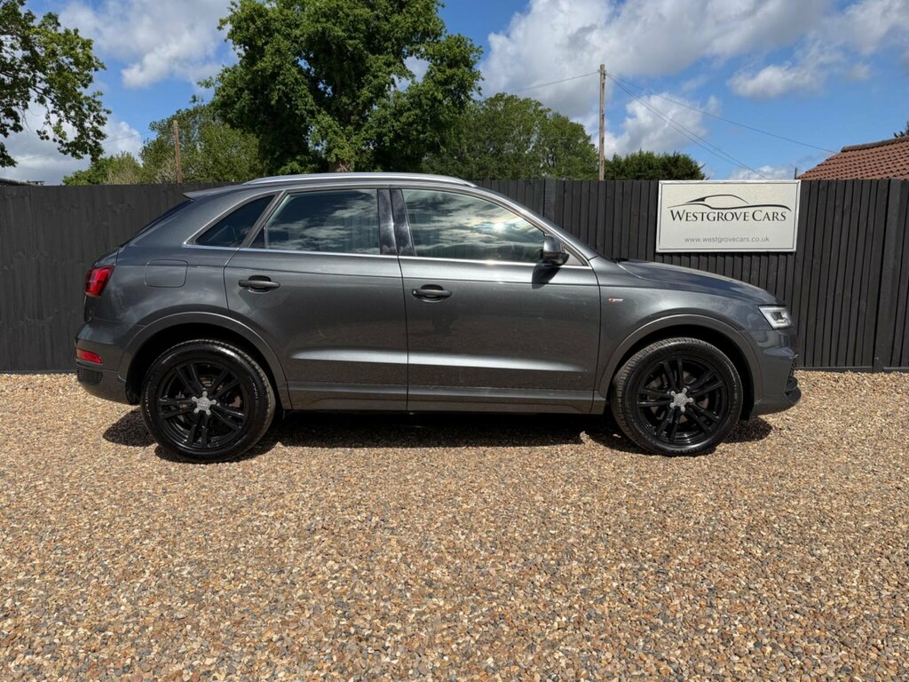 Audi Q3 2.0 Tdi S Line Edition S Tronic Quattro Euro 6 S PE67VBD Grey #2