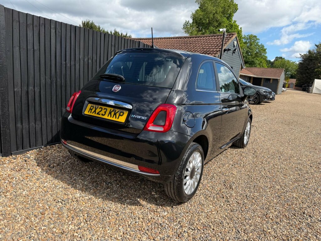 Fiat 500 1.0 Mhev Euro 6 Ss RX23KKP Black #3
