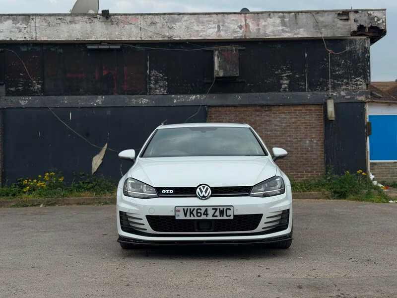 Volkswagen Golf Gtd Dsg VK64ZWC White #4