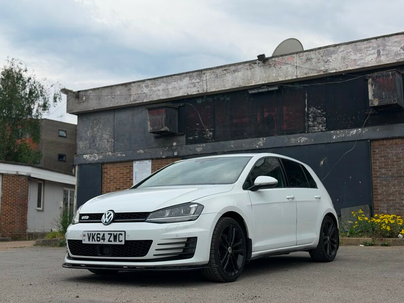 Volkswagen Golf Gtd Dsg VK64ZWC White #5