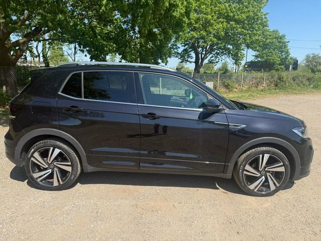 Volkswagen T-Cross 1.0 Tsi R-line Suv LE72FYJ Black #2