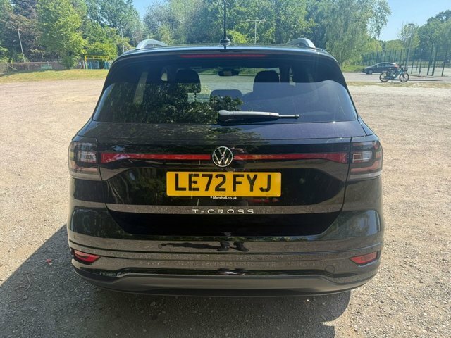 Volkswagen T-Cross 1.0 Tsi R-line Suv LE72FYJ Black #4