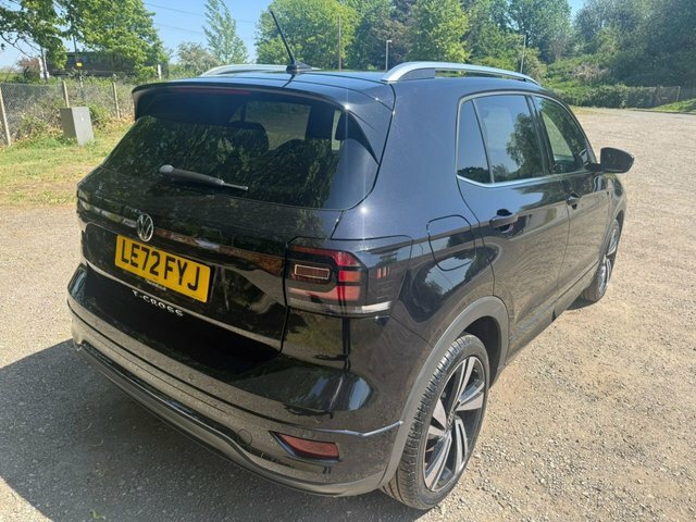 Volkswagen T-Cross 1.0 Tsi R-line Suv LE72FYJ Black #3