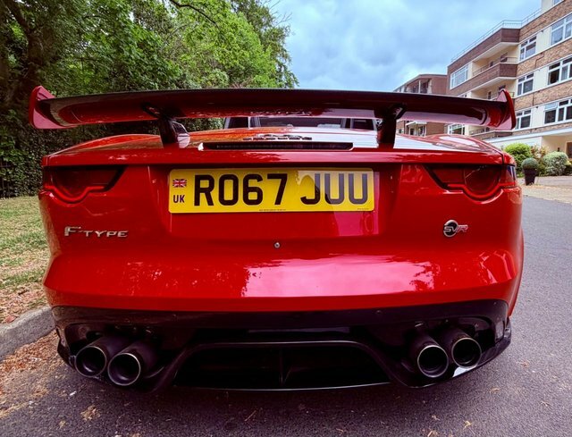 Jaguar F-Type 5.0 V8 Svr Convertible RO67JUU Red #6