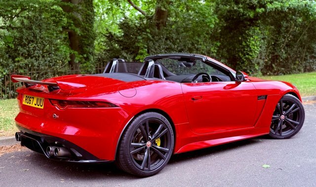 Jaguar F-Type 5.0 V8 Svr Convertible RO67JUU Red #4