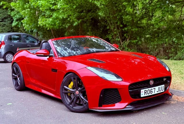 Jaguar F-Type 5.0 V8 Svr Convertible Red