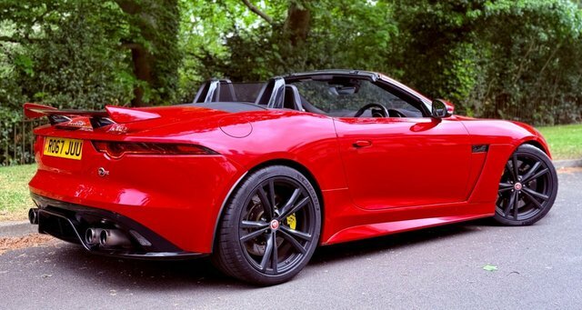 Jaguar F-Type 5.0 V8 Svr Convertible RO67JUU Red #5