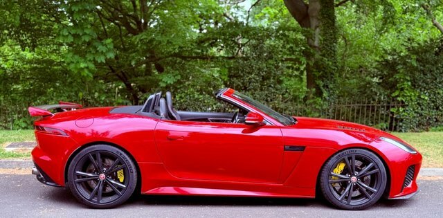 Jaguar F-Type 5.0 V8 Svr Convertible RO67JUU Red #3