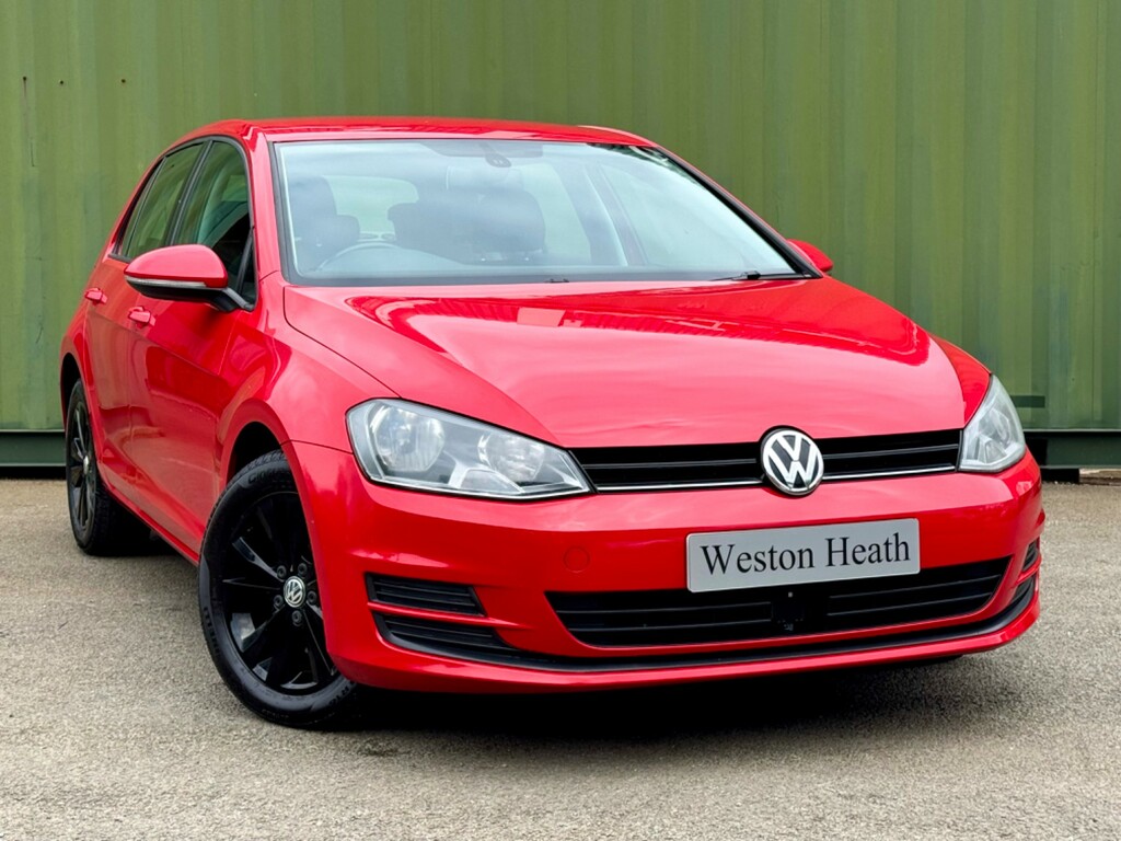 Volkswagen Golf 1.6 Tdi Bluemotion Tech Se Hatchback Ma PF13BFJ Red #5