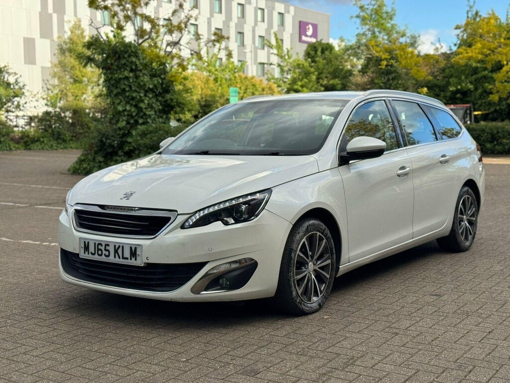 Peugeot 308 SW 1.6 Bluehdi Allure Euro 6 Ss White #2