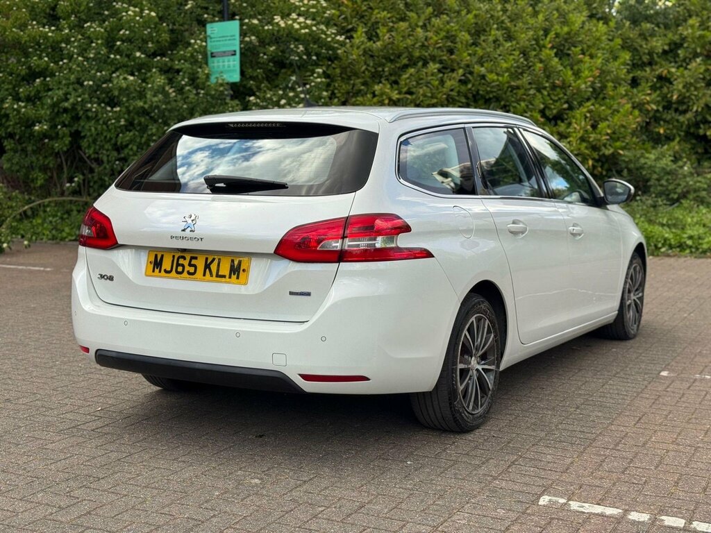 Peugeot 308 SW 1.6 Bluehdi Allure Euro 6 Ss White #3