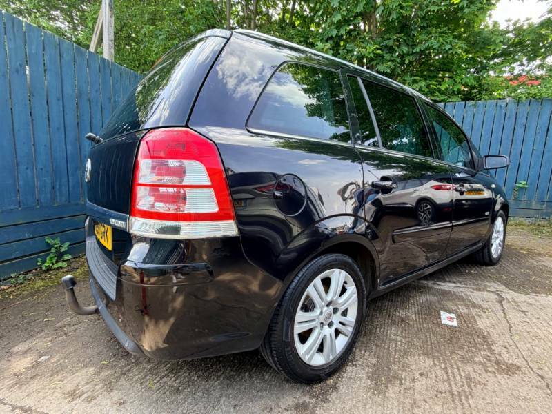Vauxhall Zafira 1.9 Cdti Design 120 Euro 4 - 2009 59 VO59GRK Black #5