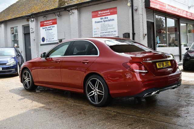 Mercedes-Benz E Class 2.0 E220d Amg Line Saloon G-tronic Eur KF18JXC Red #5