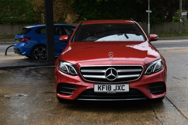 Mercedes-Benz E Class 2.0 E220d Amg Line Saloon G-tronic Eur KF18JXC Red #2