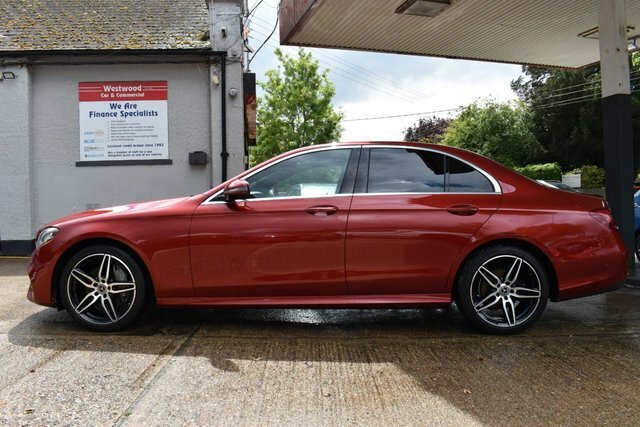 Mercedes-Benz E Class 2.0 E220d Amg Line Saloon G-tronic Eur KF18JXC Red #4