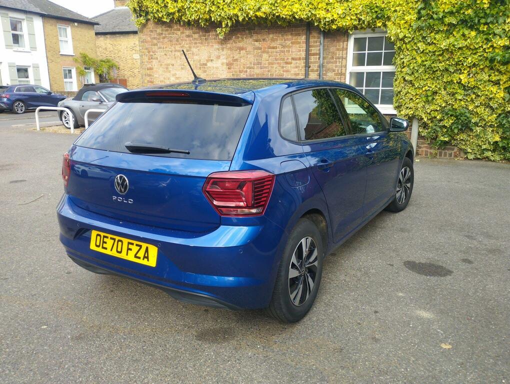 Volkswagen Polo 1.0 Tsi Match Euro 6 Ss OE70FZA Blue #4