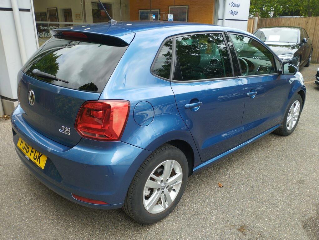 Volkswagen Polo 1.2 Tsi Bluemotion Tech Match Dsg Euro 6 Ss Blue #4