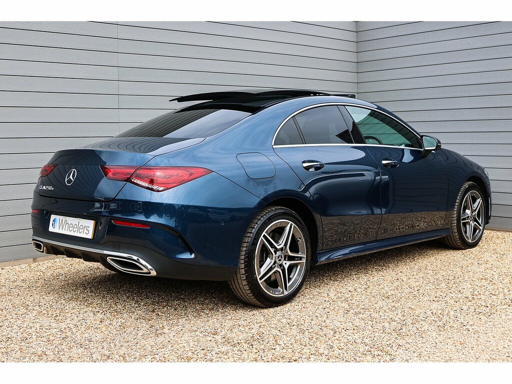 Mercedes-Benz CLA Class Cla250e Amg Line YA71FSG Blue #3