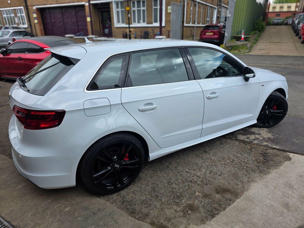 Audi A3 1.4 Tfsi Cod S Line Sportback S Tronic Euro 6 Ss MA64UAH White #2