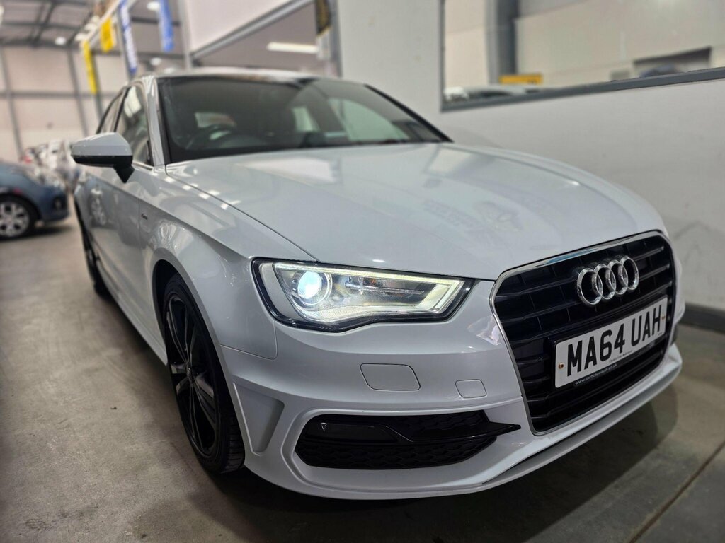 Audi A3 1.4 Tfsi Cod S Line Sportback S Tronic Euro 6 Ss MA64UAH White #3