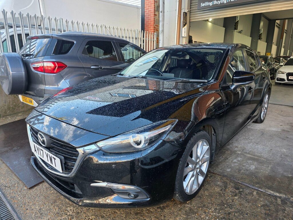 Mazda 3 2.0 Skyactiv-g Sport Nav Euro 6 Ss AY17YWT Black #4