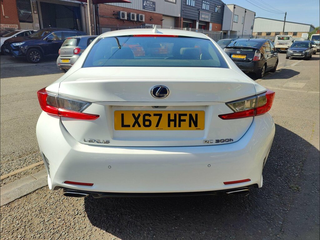 Lexus RC 2.5 300H F Sport Cvt Euro 6 Ss White #4