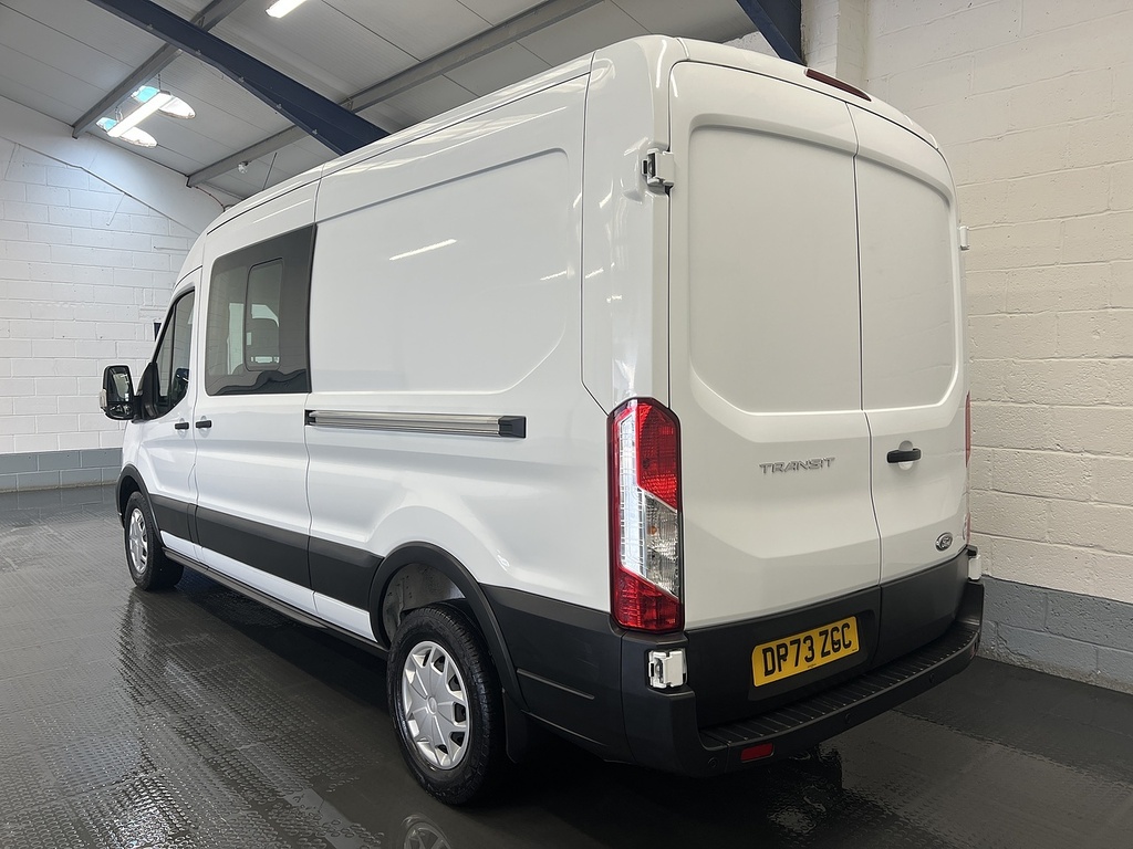 Ford Transit Custom Transit 2.0 350 Ecoblue Trend Crew Van L3 H DP73ZGC White #3