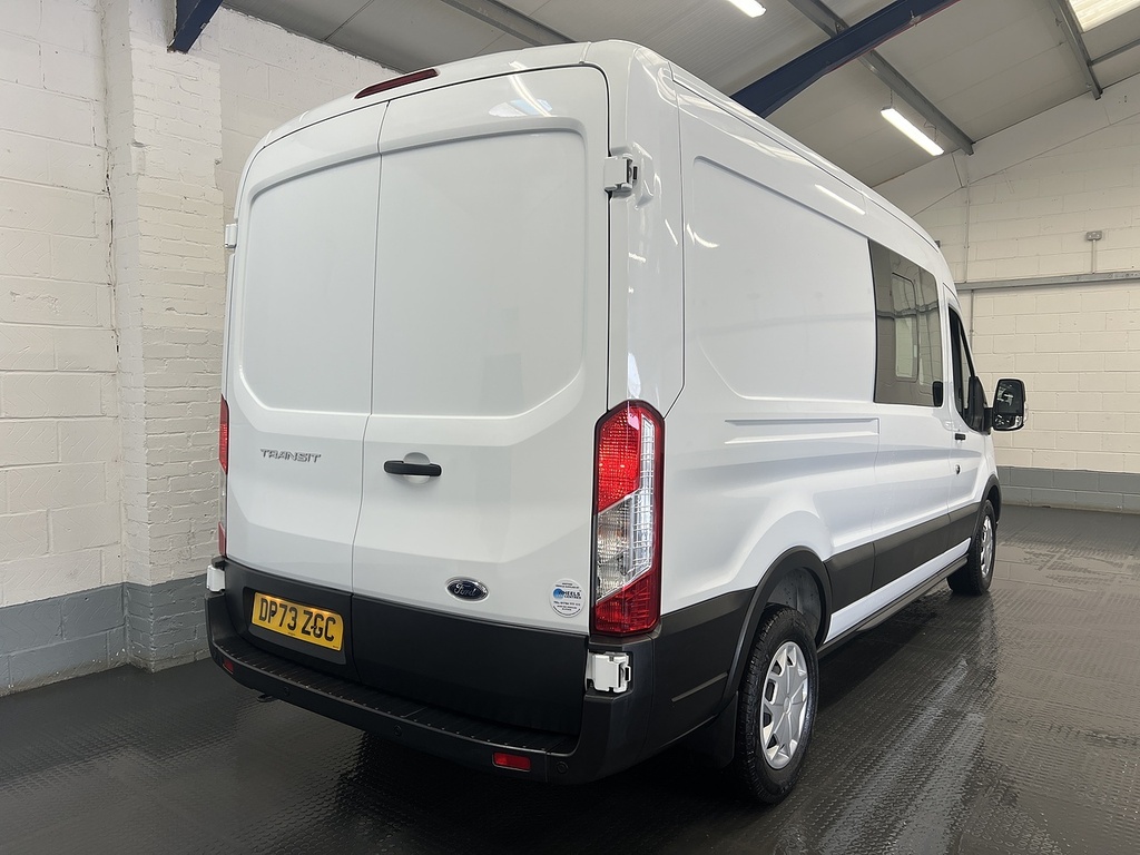 Ford Transit Custom Transit 2.0 350 Ecoblue Trend Crew Van L3 H DP73ZGC White #5