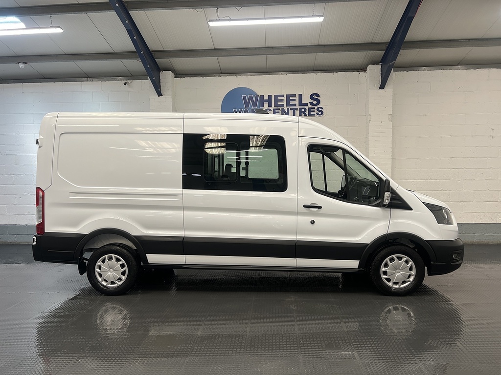 Ford Transit Custom Transit 2.0 350 Ecoblue Trend Crew Van L3 H CK24NRF White #6