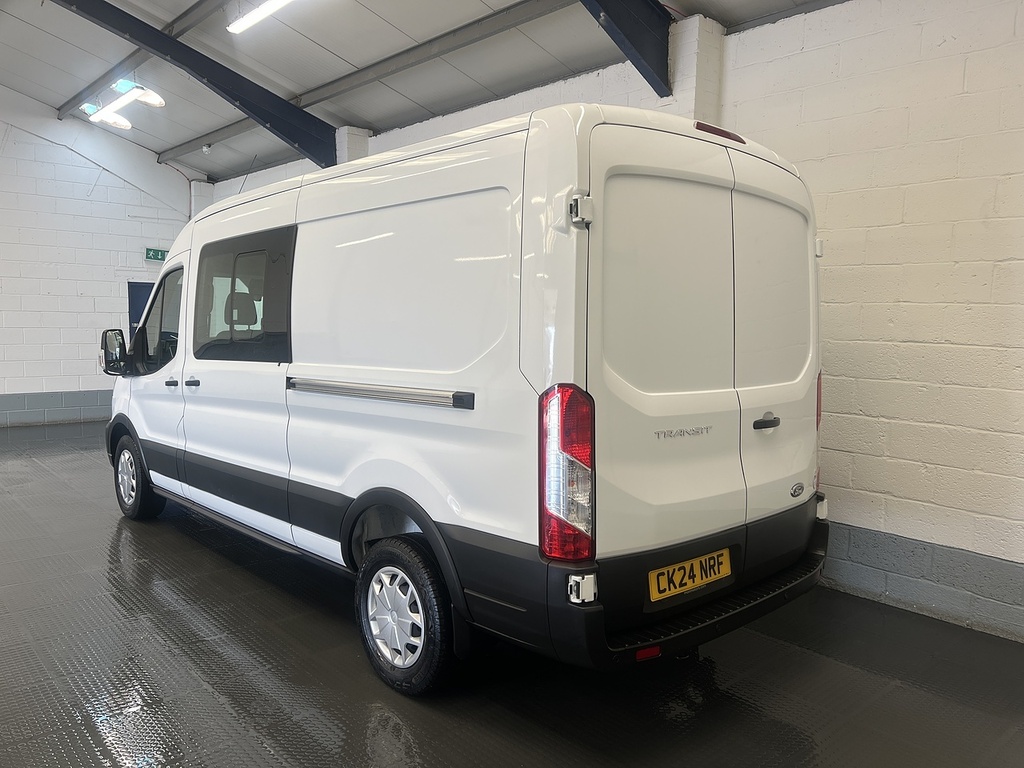 Ford Transit Custom Transit 2.0 350 Ecoblue Trend Crew Van L3 H CK24NRF White #3