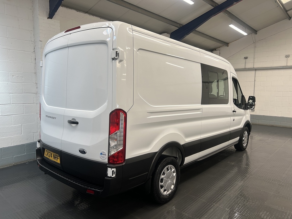 Ford Transit Custom Transit 2.0 350 Ecoblue Trend Crew Van L3 H CK24NRF White #5