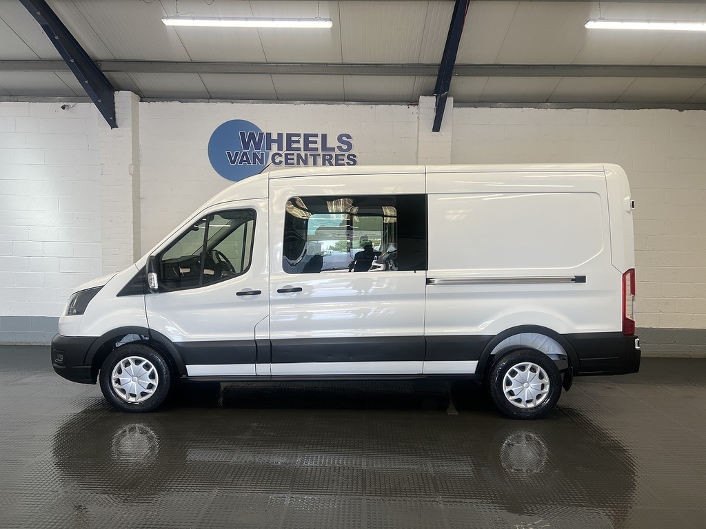 Ford Transit Custom Transit 2.0 350 Ecoblue Trend Crew Van L3 H CK24NRF White #2