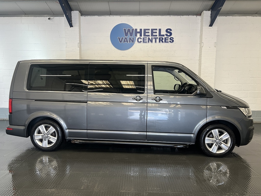 Volkswagen Transporter Shuttle Transporter Shuttle 2.0 Tdi Se Dsg Lwb Euro 6 Ss OV21KMK Grey #6